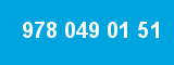 978 049 01 51 978 049 01 51